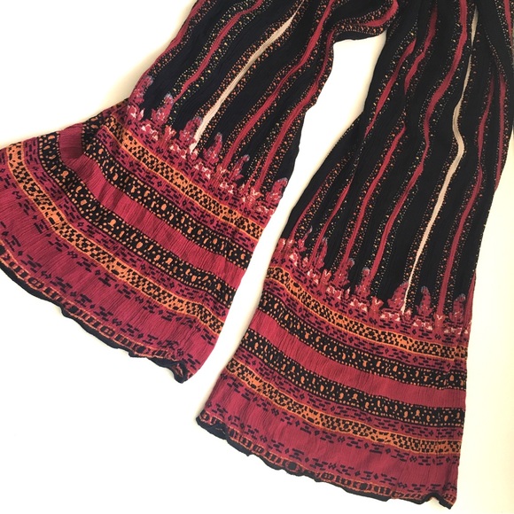 Free People Simone Flounce Boho Strapless Jumpsuit - Picture 12 of 15